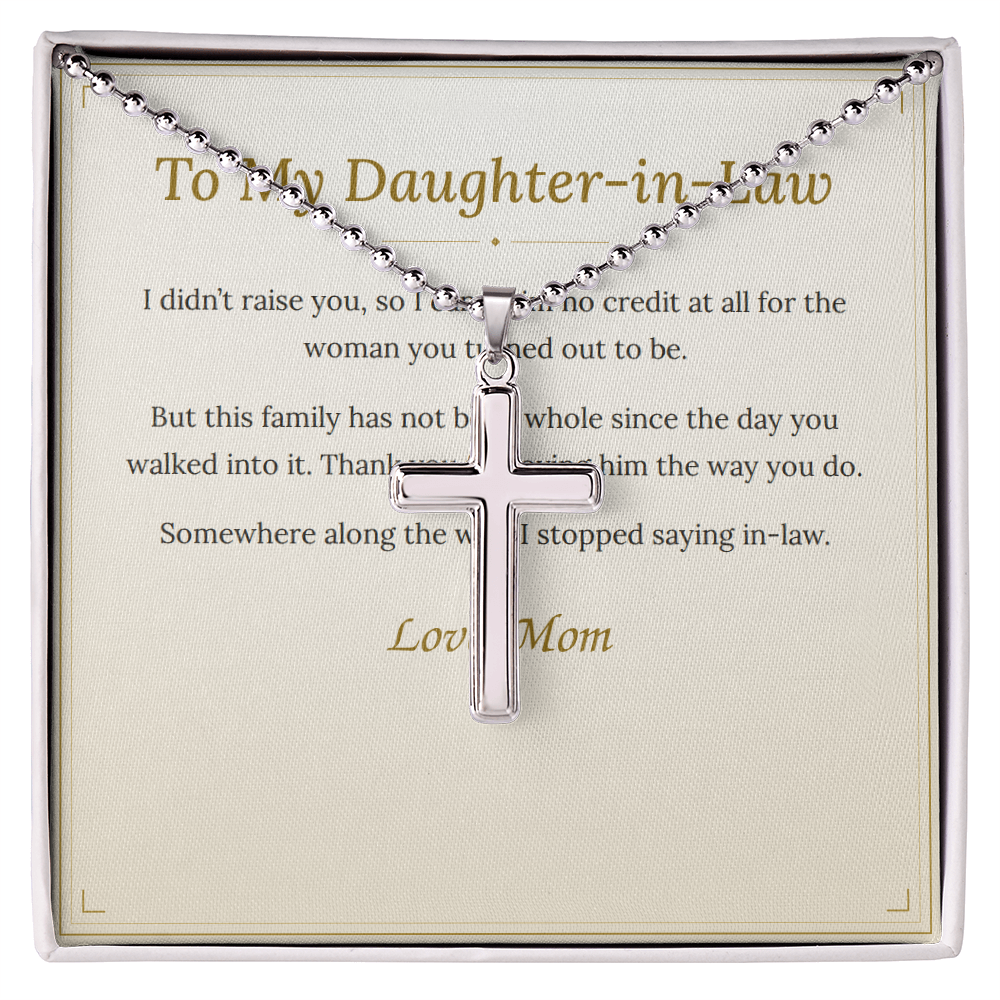 To My Daughter-in-Law Necklace — From Her Mother-in-Law