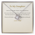 To My Daughter Necklace — From Dad
