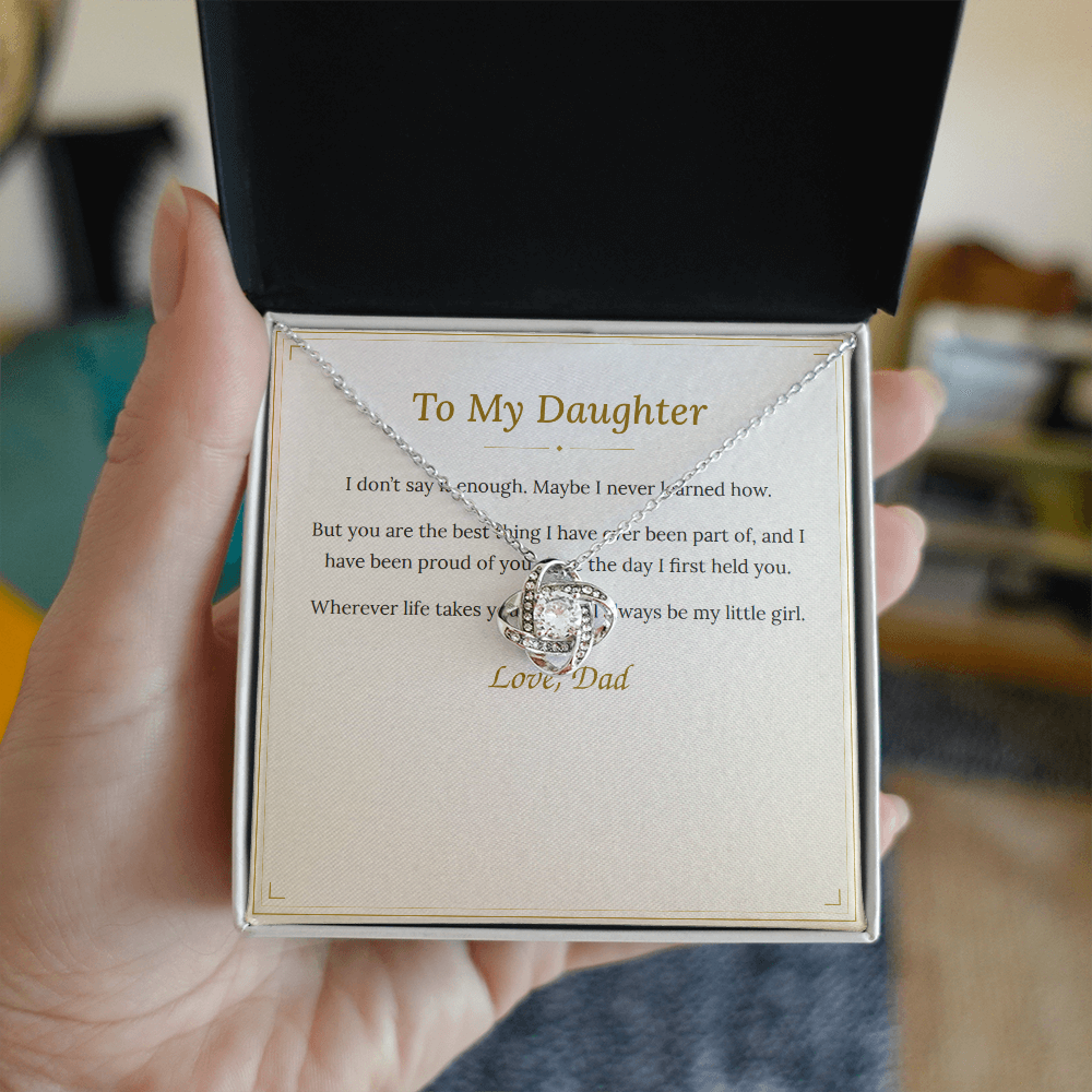To My Daughter Necklace — From Dad