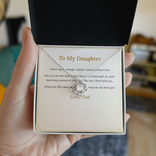 To My Daughter Necklace — From Dad