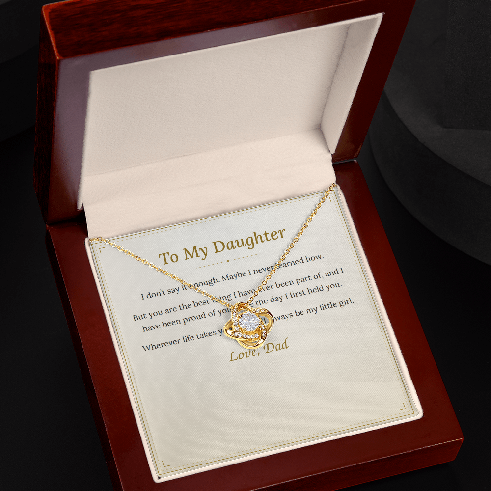 To My Daughter Necklace — From Dad
