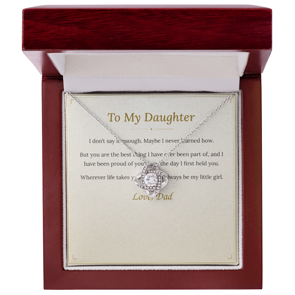 To My Daughter Necklace — From Dad
